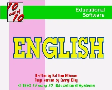 10 out of 10 - English